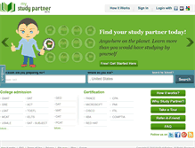 Tablet Screenshot of mystudypartner.com
